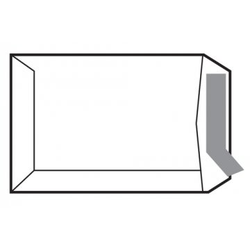 SAM - BOLSA A-10 PARA DOCUMENTOS AUTOADHESIVO CON TIRA DE SILICONA 145X355 90 GRAMOS BLANCO 250 BOLSAS (Ref.147132)