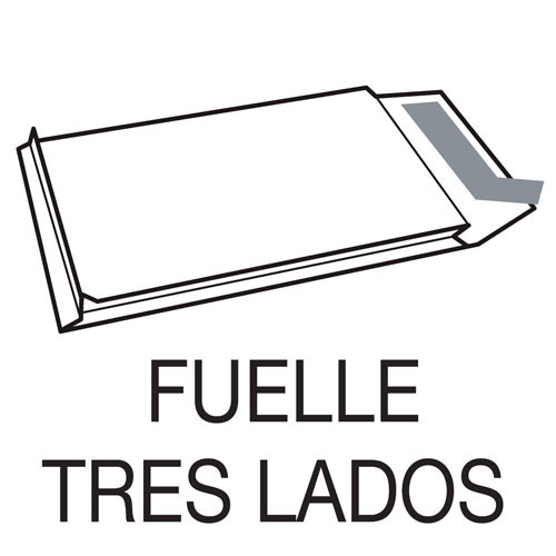 SAM - SOBRE-BOLSA 3 FUELLES KRAFT 120g 280x365x30 (SILICONA) CAJA de 250 (Ref.KF 280-30)