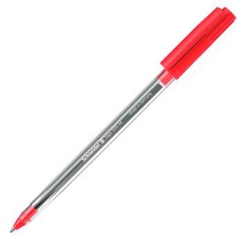 SCHNEIDER - BOLÍGRAFO TOPS 505 M TINTA ROJA COLOR TRANSPARENTE -50U- (Ref.SH150602)