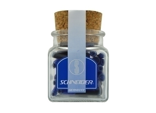 SCHNEIDER - TINTA ESTILOGRAFICA FRASCO 30 CARTUCHOS AZUL 