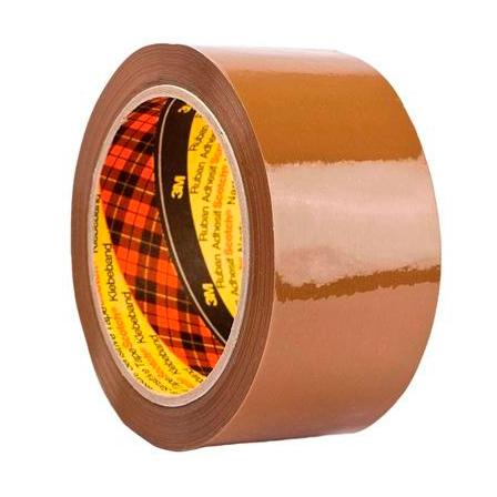 SCOTCH - CINTA DE EMBALAJE 309 MARRÓN / PP BAJO RUIDO / 50MM X 66 M - PACK 6- (Ref.309M5066)