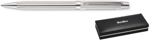 SCRIKSS - BOLIGRAFO VENUS 722 PLATA (en ESTUCHE PREMIUM) (Ref.71547)