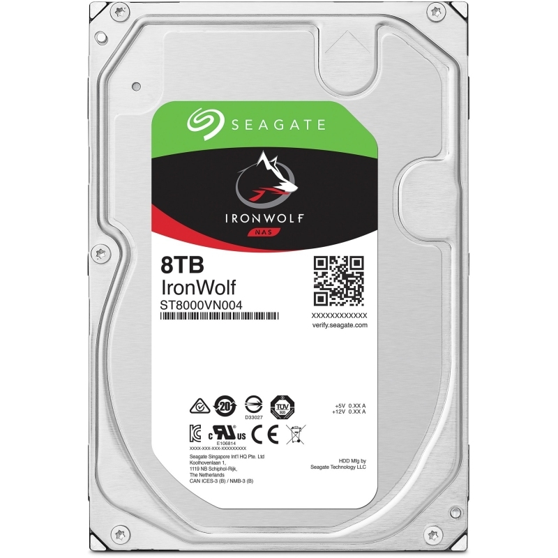 SEAGATE - IronWolf NAS 8TB 3.5" SATA3 (Canon L.P.I. 5,45€ Incluido) (Ref.ST8000VN004)