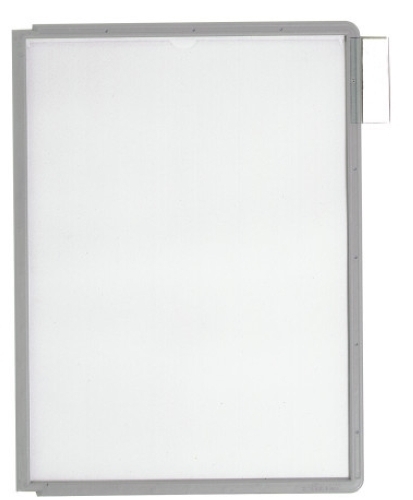 SHERPA - FUNDA DURABLE A4 con MARCO GRIS PAQUETE de 5 (Ref.560610)