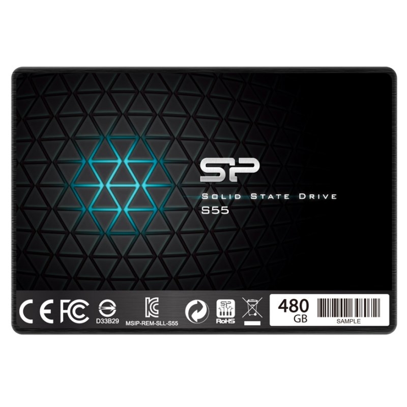 SILICON POWER - SP S55 SSD 480GB 2.5" 7mm Sata3 (Canon L.P.I. 5,45€ Incluido) (Ref.SP480GBSS3S55S25)