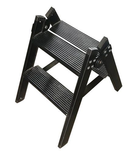 SINEX - TABURETE 2 PELDAÑOS ALUMINIO NEGRO (Ref.TAB2X2)