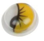 SMART - OJOS MOVILES FIXO KIDS AMARILLO 12 mm. PACK de 40 (Ref.3045AM/68011500)