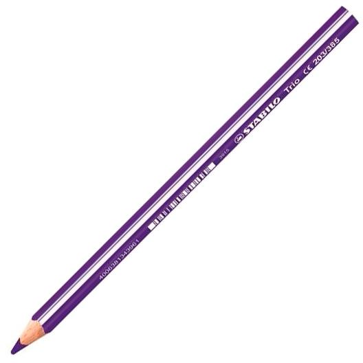 STABILO - LÁPIZ DE COLOR TRIO GRUESO AZUL VIOLETA -ESTUCHE DE 12U- (Ref.203/385)
