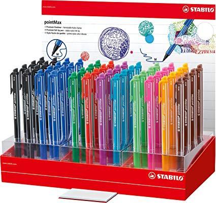 STABILO - POINTMAX ROTULADOR PARA ESCRITURA SURTIDOS -EXPOSITOR DE 48U- (Ref.488/48-1)
