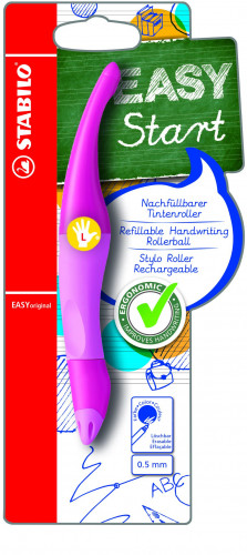 STABILO - ROLLER T.LIQ. EASY ORIGINAL para ZURDOS cuerpo ROSA CLARO-ROSA OSCURO (Ref.B-46837-3)