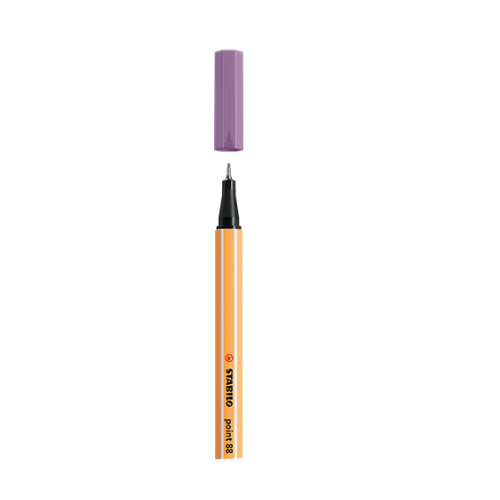 STABILO - ROTULADOR PUNTA FINA POINT 88 0.4MM LILA GRISACEO (Ref.88/62)