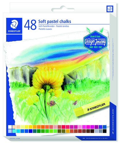 STAEDTLER - CERAS PASTEL 2430 DESIGN JOURNEY SUAVES ESTUCHE de 48 (Ref.2430 C48)