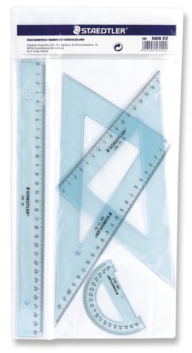 STAEDTLER - EQUIPO BOLSA REGLA CARTABON DE 30 (Ref.569 22)