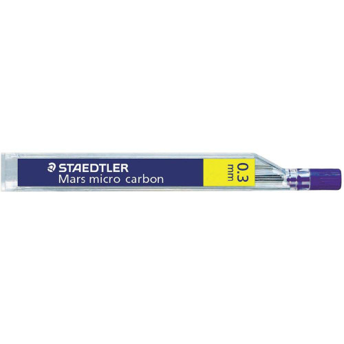 STAEDTLER - MINAS 250 MARS MICRO CARBON 0,3 - B (TUBO de 12) (Ref.250 03-B)