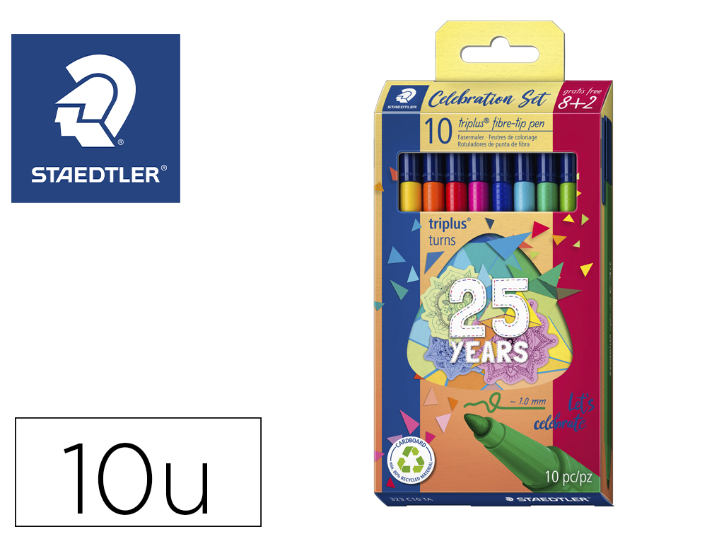 STAEDTLER - ROTUL.STAEDTL.TRIPLUS COLOR 323 Est.10 (Ref.323 C10 TA)