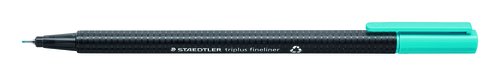STAEDTLER - ROTULADOR FIBRA 334 TRIPLUS FINELINER AZUL AQUA (Ref.334-34)
