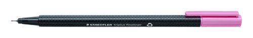 STAEDTLER - ROTULADOR FIBRA 334 TRIPLUS FINELINER CARMIN CLARO (Ref.334-21)