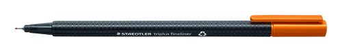 STAEDTLER - ROTULADOR FIBRA 334 TRIPLUS FINELINER MARRON (Ref.334-7)