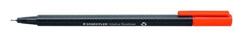 STAEDTLER - ROTULADOR FIBRA 334 TRIPLUS FINELINER NARANJA (Ref.334-4)
