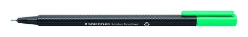 STAEDTLER - ROTULADOR FIBRA 334 TRIPLUS FINELINER VERDE ESMERALDA (Ref.334-54)