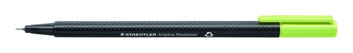 STAEDTLER - ROTULADOR FIBRA 334 TRIPLUS FINELINER VERDE LIMA (Ref.334-53)