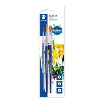 STAEDTLER - 989-SBK3-3 pincel para bellas artes 3 pieza(s) (Ref.989-SBK3-302)