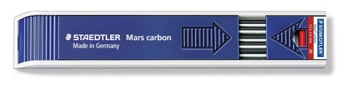 STAEDTLER - Mars Carbon 200 mina de repuesto 4B Negro (Ref.200-4B)