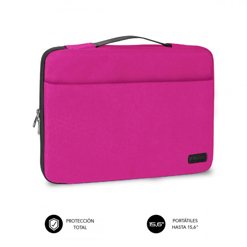 SUBBLIM - Funda Ordenador Elegant Laptop Sleeve 15,6" Pink (Ref.SUB-LS-0TS0101)