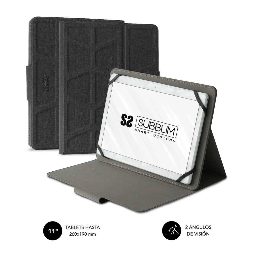 SUBBLIM - Funda Tablet alta protección Extreme tablet Case 9,6-11" Black (Ref.SUB-CUT-5EXC01)