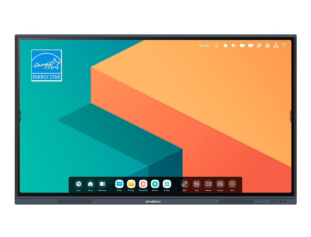 SYNETECH - PANTALLA INTERACTIVA EDUCATIVA CESY 65" CON ANDROID 11 FORMATO 16:9 CONTRASTE 4000:1 SIN OPS (Ref.CESY2265982)