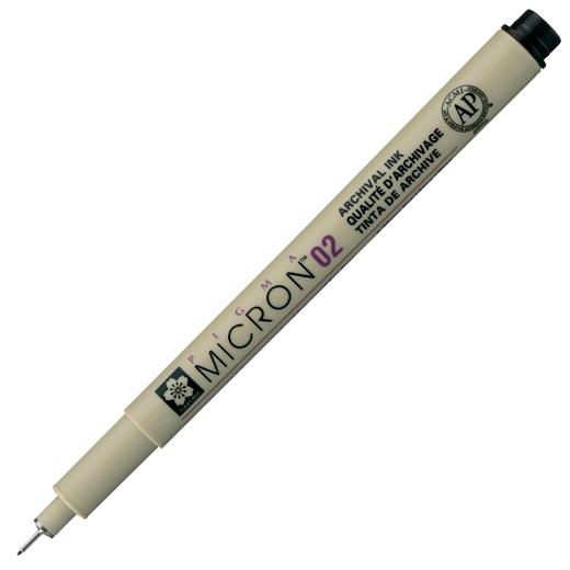 TALENS - SAKURA ROTULADOR PIGMA MICRON 02 0.30MM NEGRO (Ref.XSDK0249)