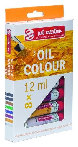 TALENS ART CREATION - PINTURA OLEO SET INICIACION 12 ml (Tubo) ESTUCHE de 8 (Ref.9020108M)