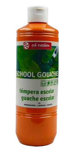 TALENS ART CREATION - TEMPERA GOUACHE 500 ml (bote) NARANJA (Ref.4772235M)