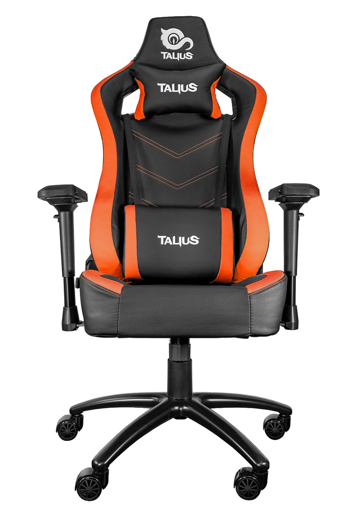 TALIUS - silla Vulture gaming negra/naranja butterfly 4D base metal ruedas nylon (Ref.TAL-VULTURE-ORG)