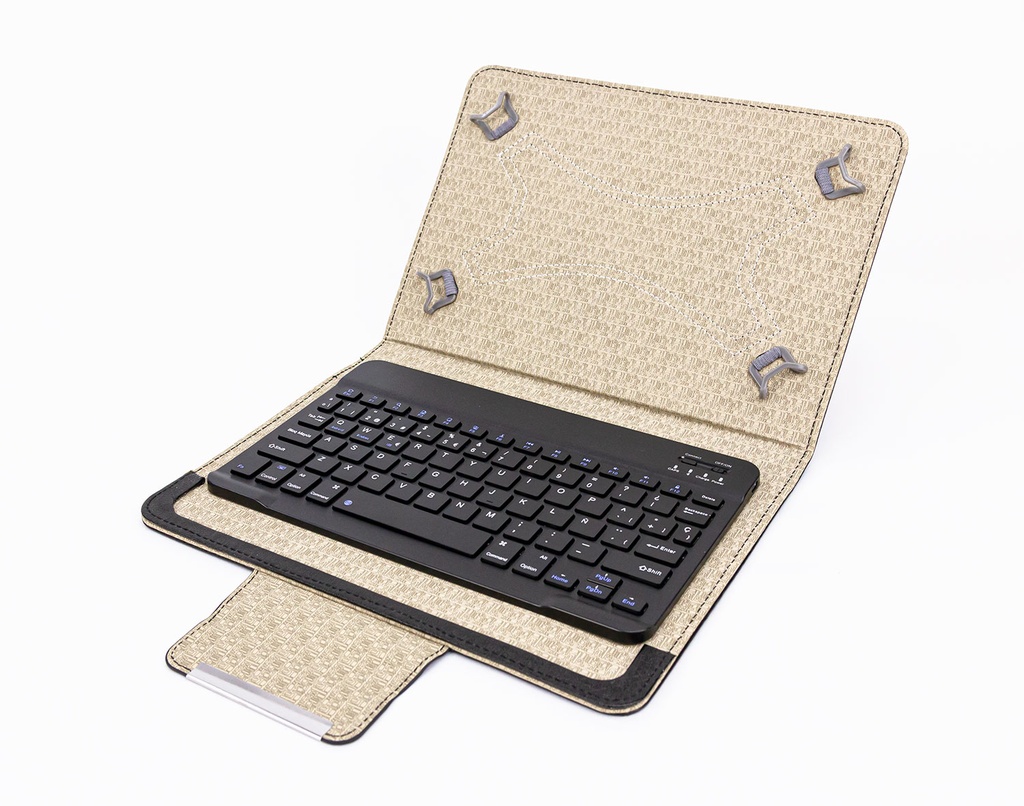 TALIUS - Funda para TABLET 10.1 CON TECLADO Bluetooth CV-3007 black aluminio (Ref.TAL-CV3007-BLK)