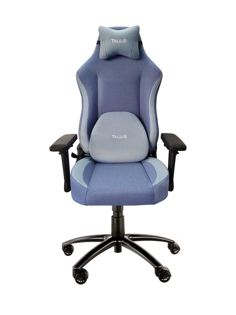 TALIUS - silla Panther gaming negra/azul, tela transpirable, 3D, butterfly, base metal, ruedas nylon p (Ref.48321)