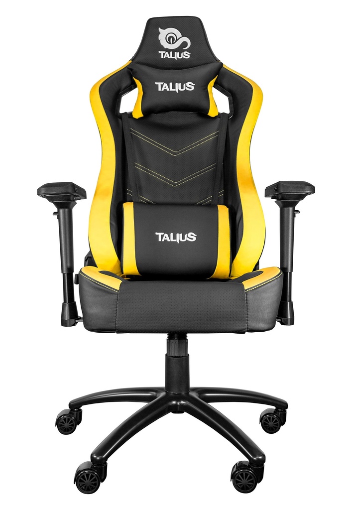TALIUS - silla Vulture gaming negra/amarilla butterfly, base nylon, ruedas nylon, 4D (Ref.TAL-VULTURE-YLW)