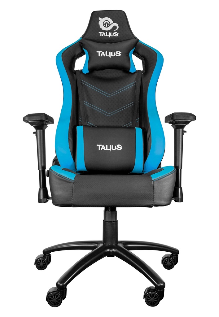 TALIUS - silla Vulture gaming negra/azul butterfly, base nylon, ruedas nylon, 4D (Ref.TAL-VULTURE-BLU)