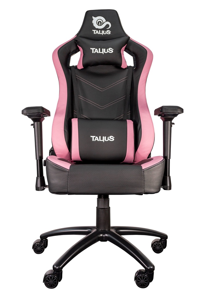 TALIUS - silla Vulture gaming negra/rosa butterfly, base nylon, ruedas nylon, 4D (Ref.TAL-VULTURE-PNK)