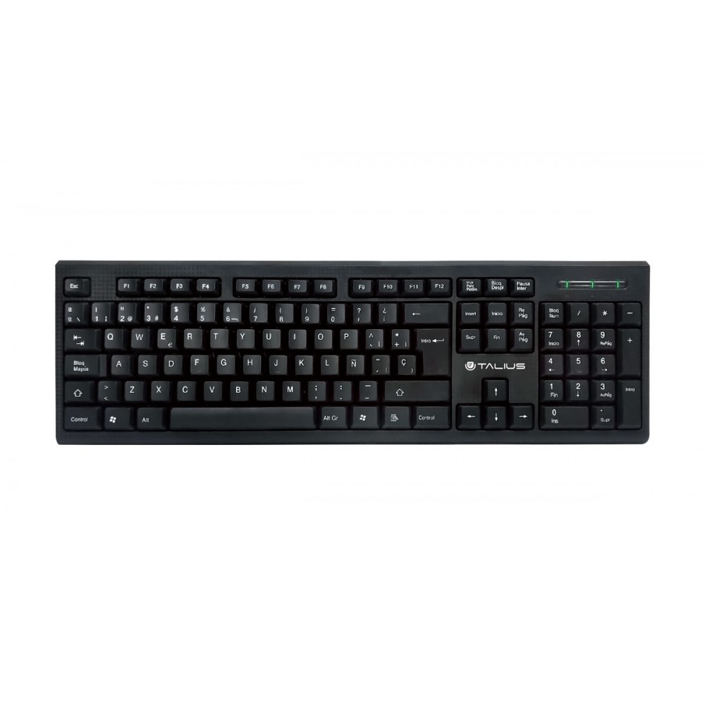 TALIUS - teclado KB-501 confort black USB (Ref.TAL-KB501)