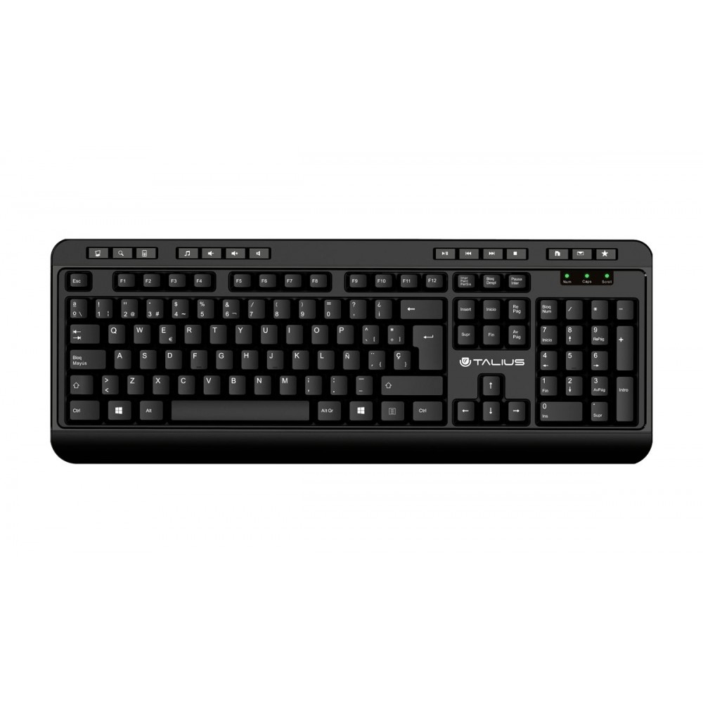 TALIUS - teclado KB-503 Multimedia black USB (Ref.TAL-KB503)
