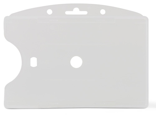 TARIFOLD - FUNDA DISTINTIVO PP APERTURA FRONTAL 60x89mm TRANSPARENTE PAQUETE de 10 (Ref.200429)