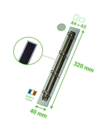 TARIFOLD - SOPORTE 4 ANILLAS MAGNETIC 32x4 (Ref.181110)