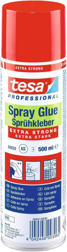 TESA - PEGAMENTO en SPRAY 500ml EXTRA FUERTE (Ref.60022-00000-02/60022)