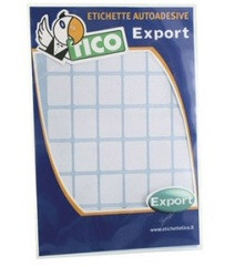 TICO - PAQUETE 10 HOJAS ETIQUETAS BLANCAS EN SOBRE-118X70 MM (Ref.E-11870)