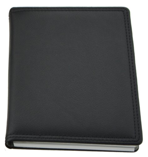 TOMAS CARNERO - CARPETA de CONGRESOS POLIPIEL LISTIN-BLOCK 22x17 CM. NEGRO (Ref.REF. 12)