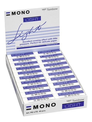 TOMBOW - GOMA MONO LIGHT CAJA DE 40 (Ref.PE-LTS)