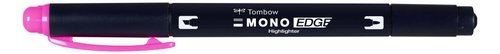 TOMBOW - MARCADOR FLUOR MONO EDGE DOBLE PUNTA ROSA (Ref.WA-TC90)