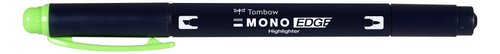 TOMBOW - MARCADOR FLUOR MONO EDGE DOBLE PUNTA VERDE (Ref.WA-TC92)