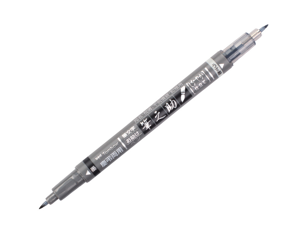 TOMBOW - ROTUL. FUDENOSUKE TWIN NEGRO/GRIS (Ref.WS-TBS)